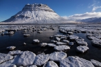 Kirkjufell v zimě | fotografie